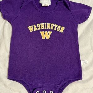 Purple Washington Kids Onesie